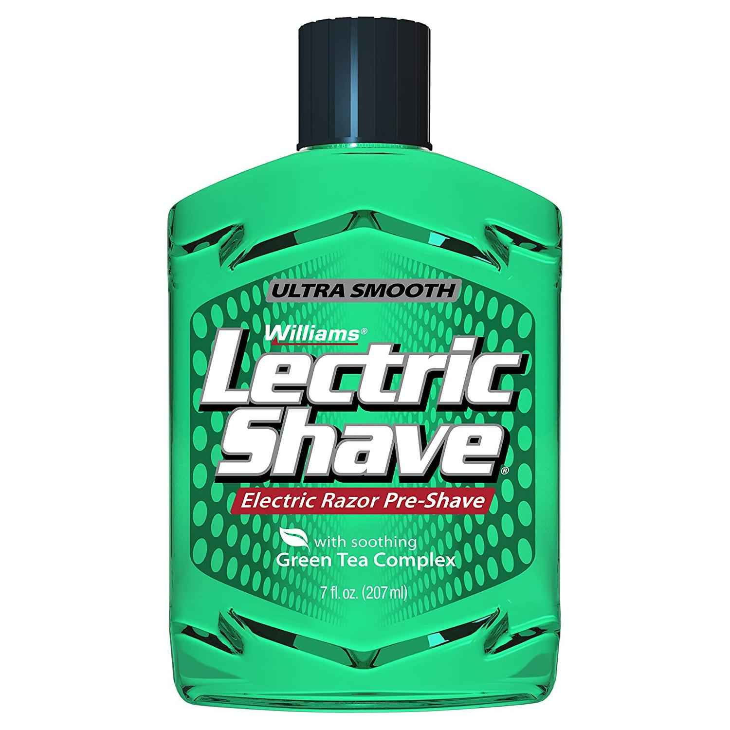Williams Lectric Shave Pre-Shave, Original 7 Oz