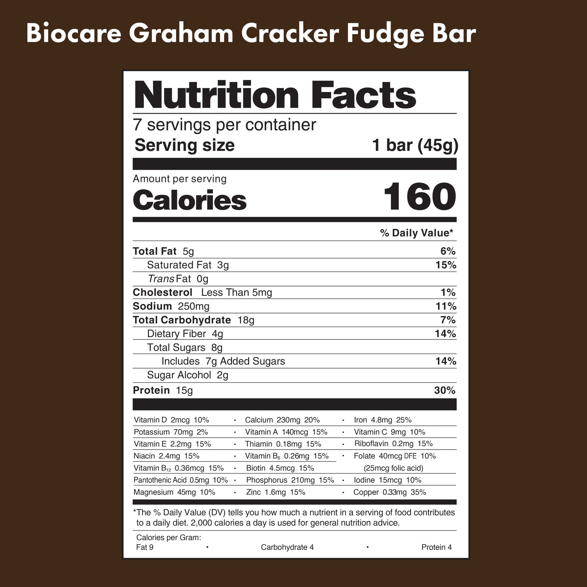 15G Protein Graham Cracker Fudge Bar - Pileggi on the Square Salon Powered by Gatto Salon Group