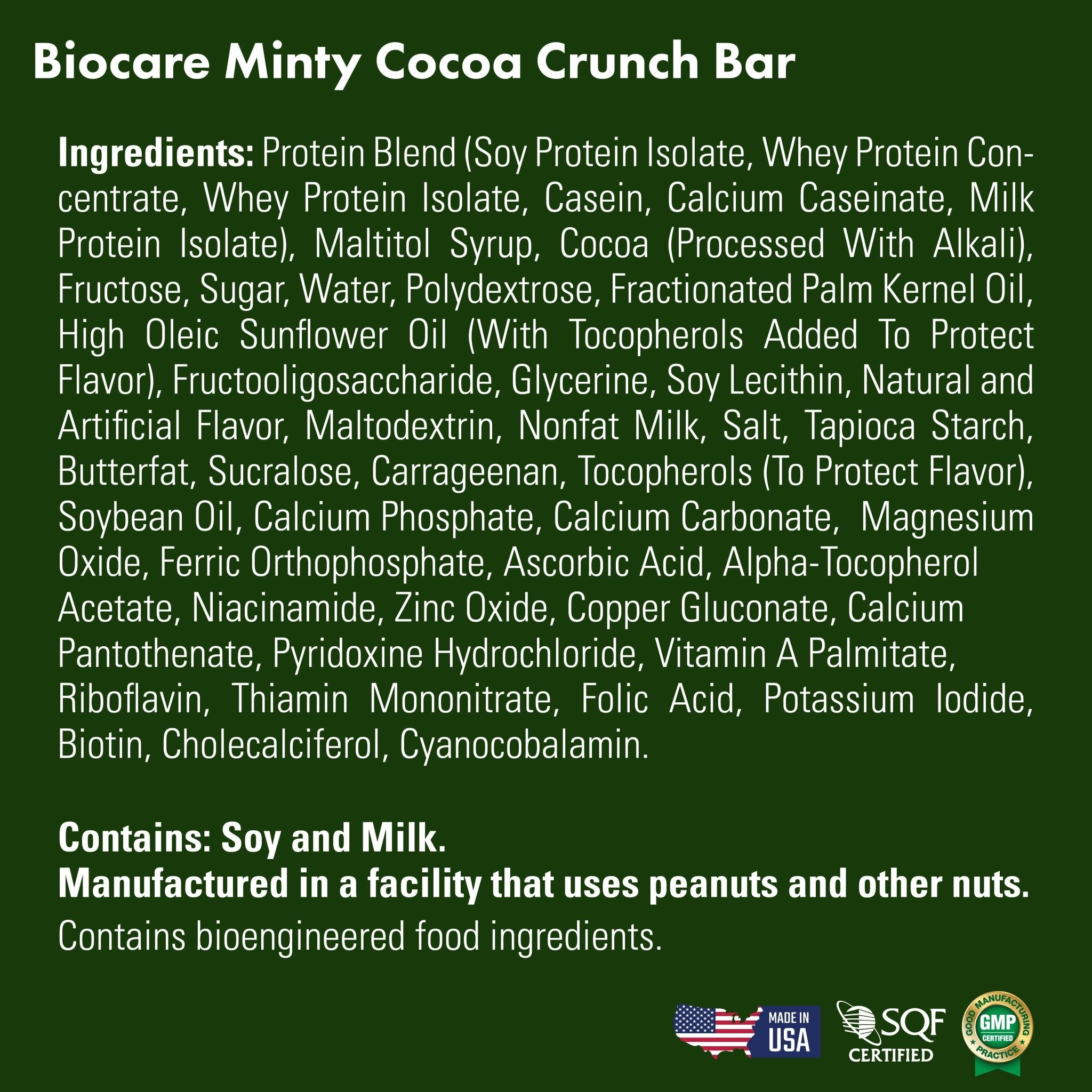 15G Protein Minty Cocoa Crunch Bar - Pileggi on the Square Salon Powered by Gatto Salon Group
