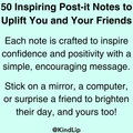 50 Unique Kind Post-its