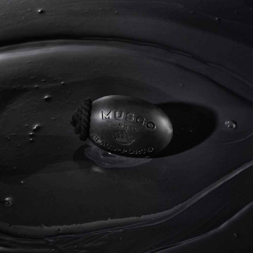 Musgo Real Soap On A Rope Black Edition 190 6.7 Oz