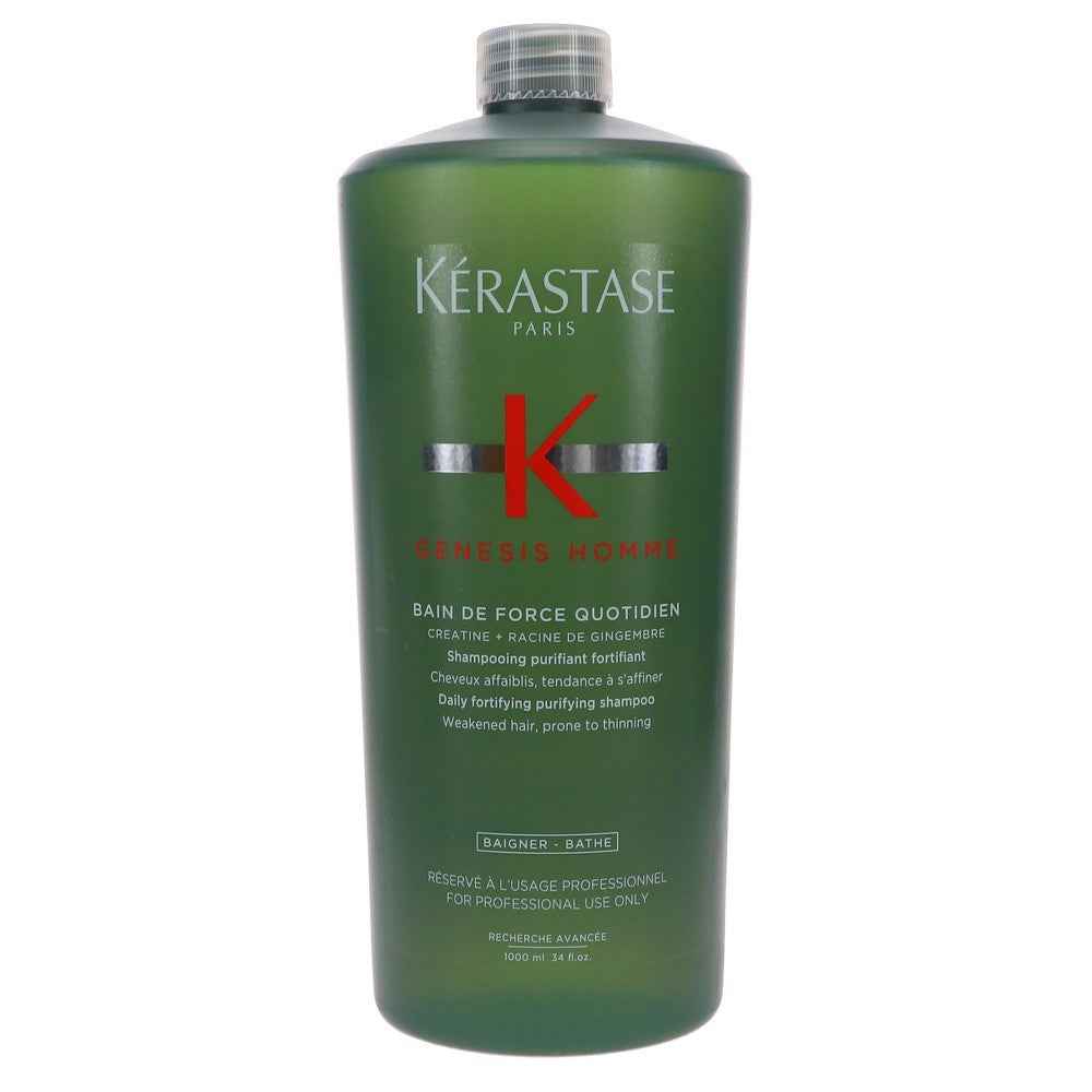 Kerastase Genesis Homme Bain De Force Quotidien Shampoo 33.8 Oz