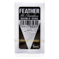 Feather Hi-Stainless Double Edge Razor Blades - 5pcs.