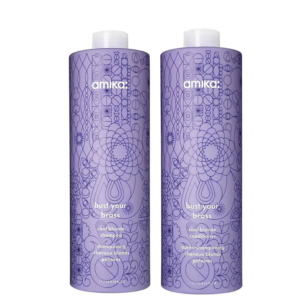 Amika Bust Your Brass Cool Blonde Strength Repair Conditioner