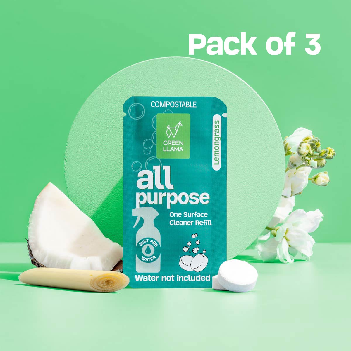All-Purpose Cleaner Refills- Lemongrass Fragrance PACK OF 3