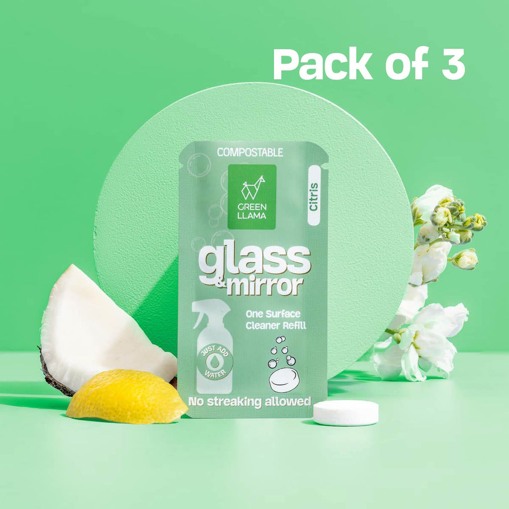 Glass and Mirror Cleaner Refills - Litsea Cubeba Fragrance PACK OF 3