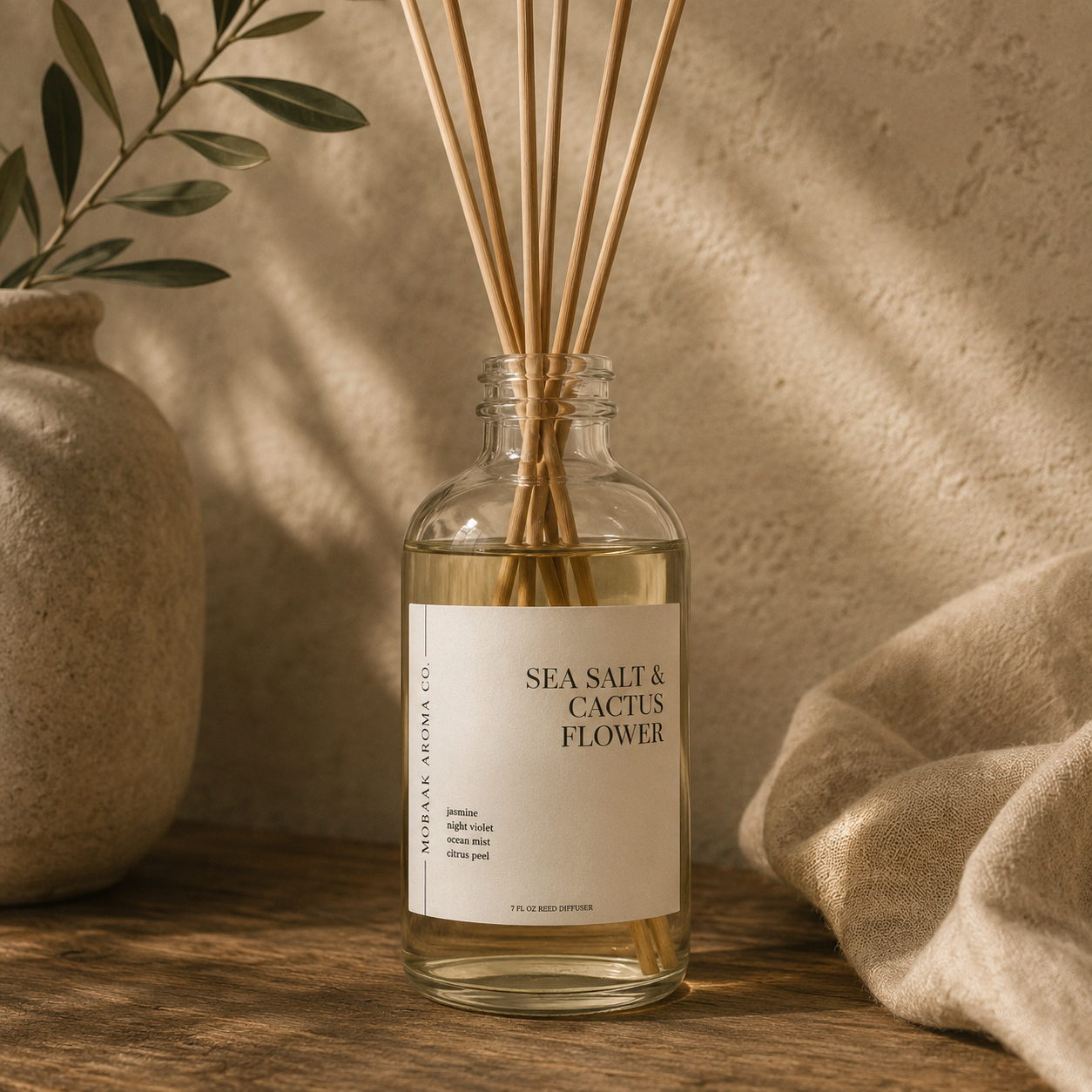 Sea Salt & Cactus Flower Reed Diffuser