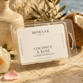 Coconut + Rose Wickless Tart