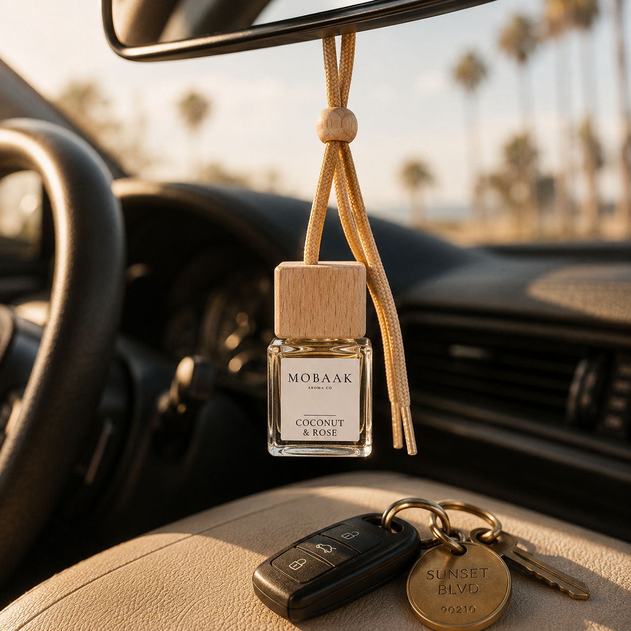 Coconut & Rose Car Diffuser