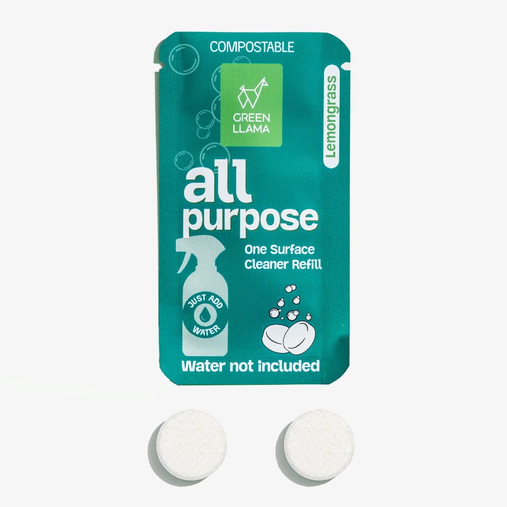All - Purpose Spray Glass Bottle Cleaning Kit with Lemongrass Essential Oil & Sleeve - Pileggi on the Square Salon Powered by Gatto Salon Group