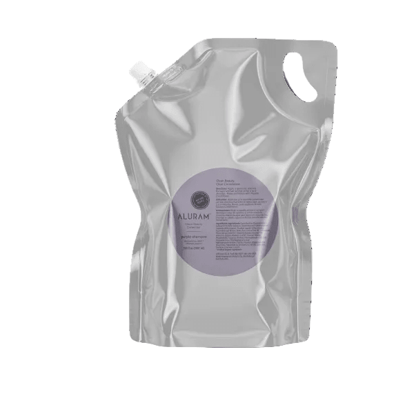Aluram Purple Shampoo Pouch 100oz - Pileggi on the Square Salon Powered by Gatto Salon Group