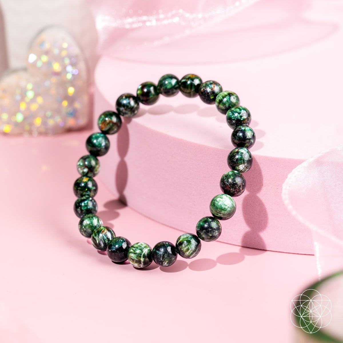 Angel Energy – Rare Seraphinite Bracelet of Transformation - Pileggi on the Square Salon Powered by Gatto Salon Group
