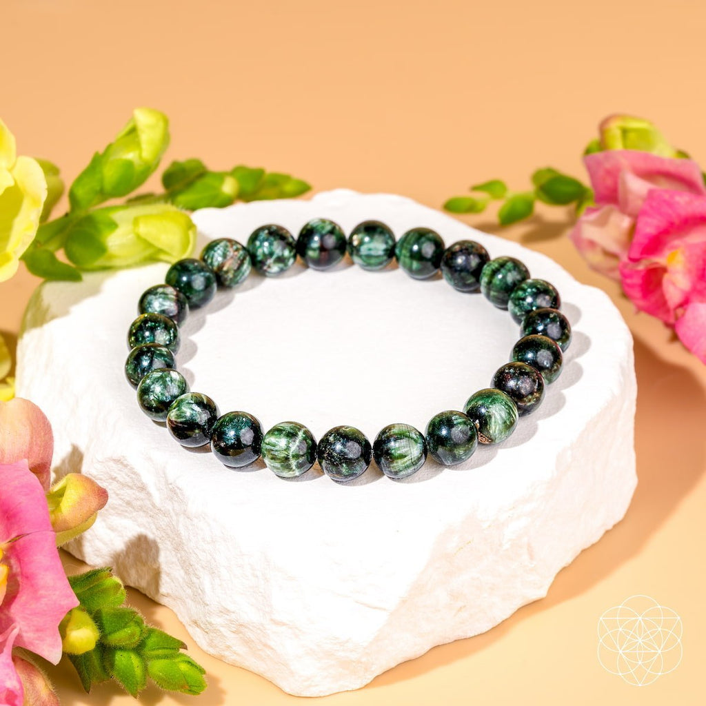 Angel Energy – Rare Seraphinite Bracelet of Transformation - Pileggi on the Square Salon Powered by Gatto Salon Group