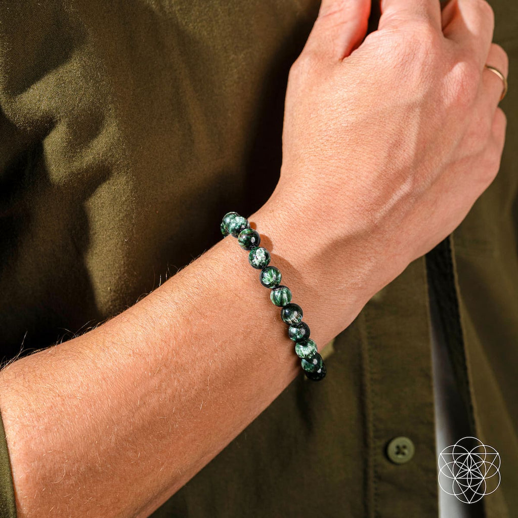 Angel Energy – Rare Seraphinite Bracelet of Transformation - Pileggi on the Square Salon Powered by Gatto Salon Group
