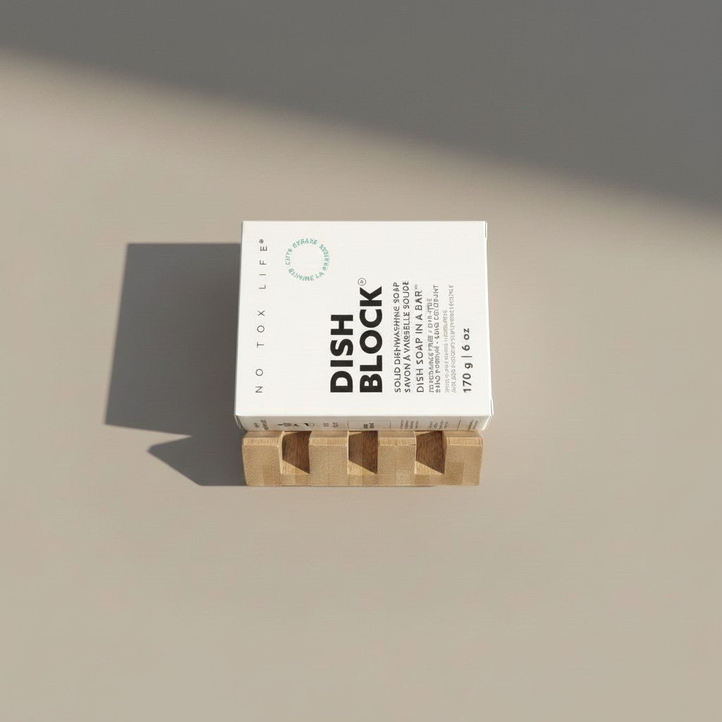 Angled Bamboo Soap Dish