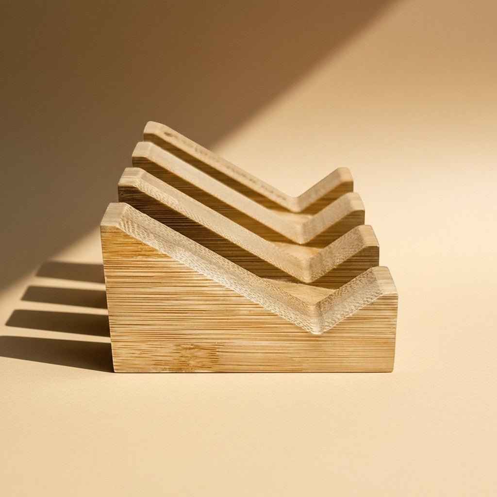 Angled Bamboo Soap Dish - Pileggi on the Square Salon Powered by Gatto Salon Group
