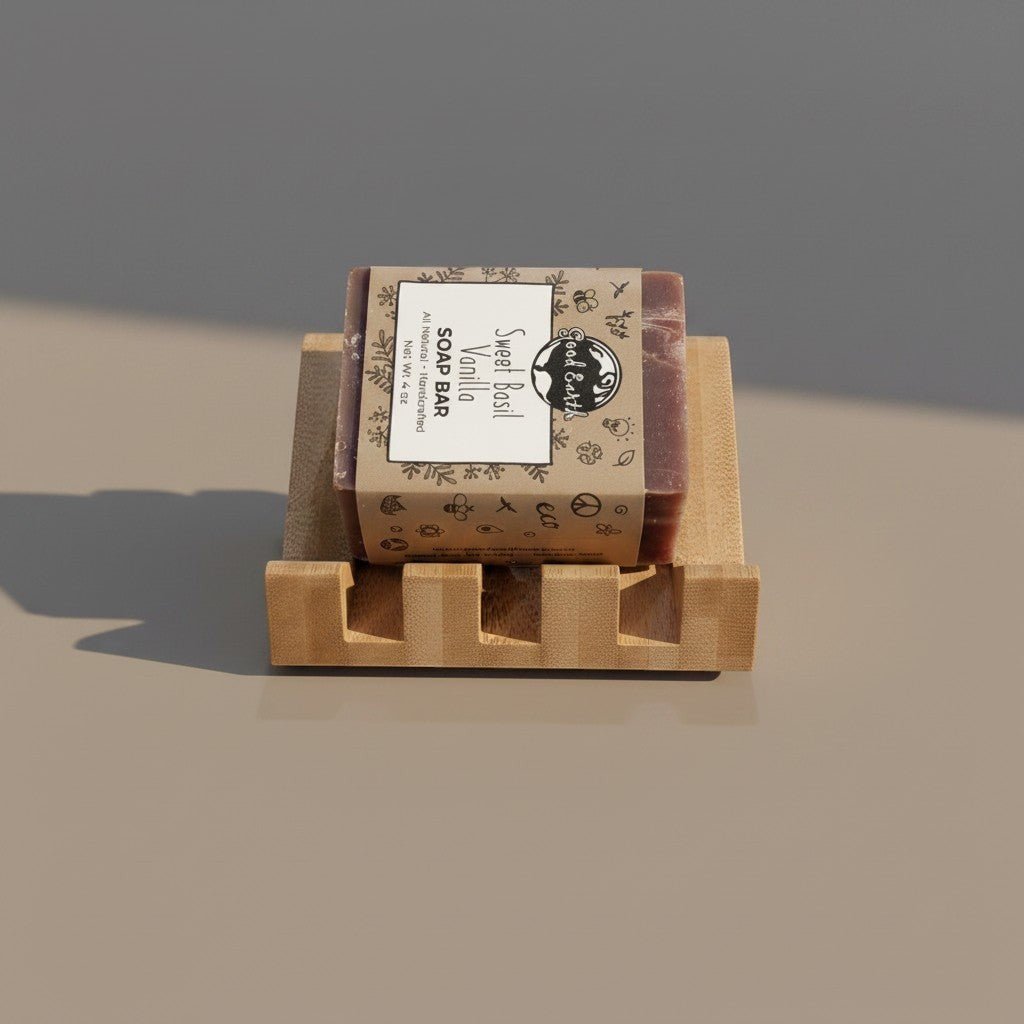 Angled Bamboo Soap Dish - Pileggi on the Square Salon Powered by Gatto Salon Group
