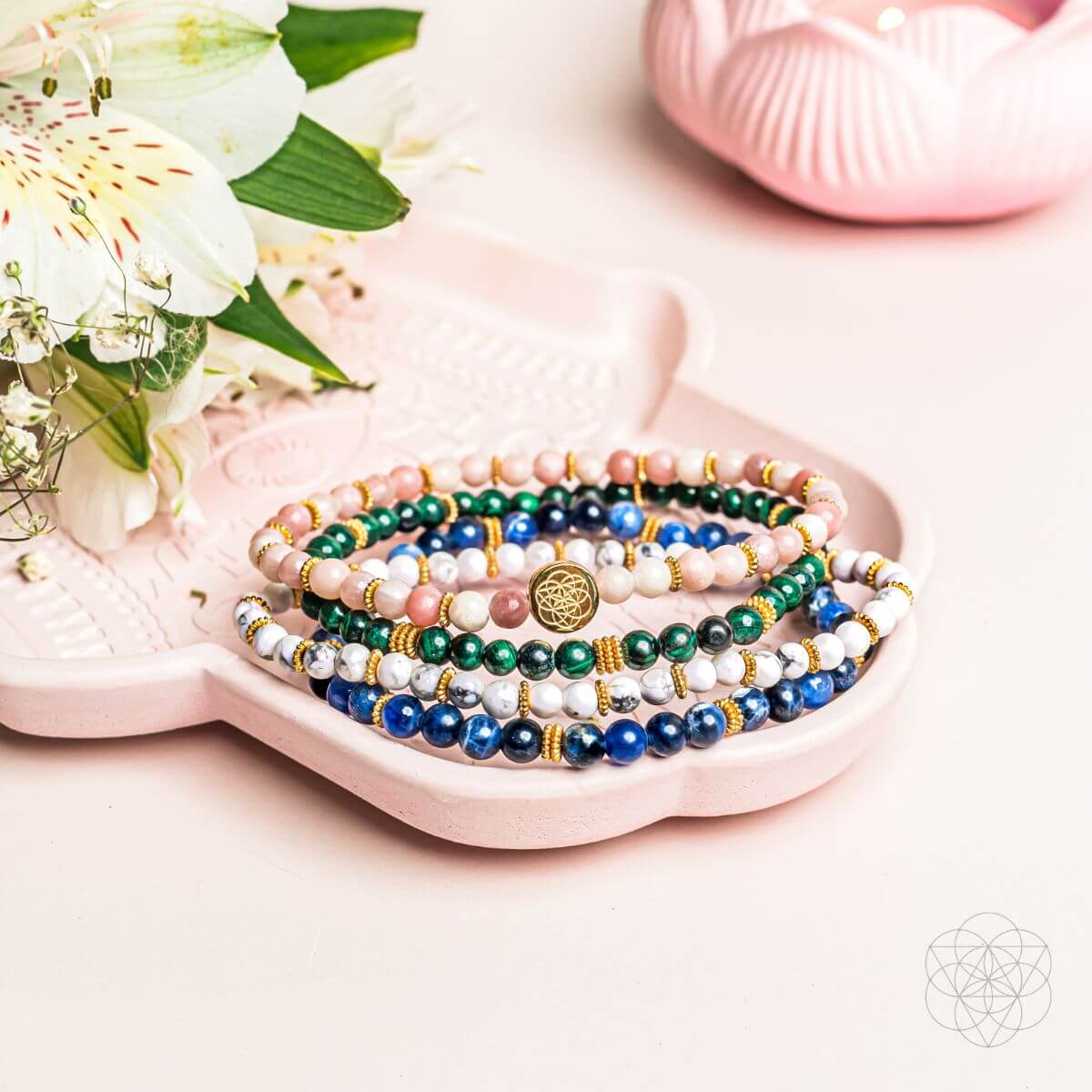 Aphrodite’s Admiration: Eternal Love Bracelet Pack of 4 - Pileggi on the Square Salon Powered by Gatto Salon Group