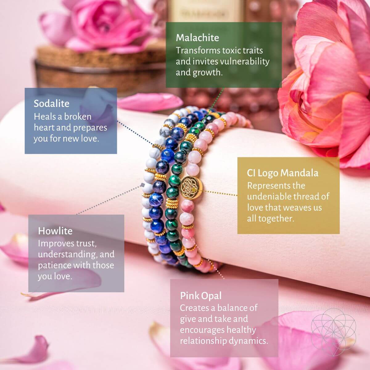 Aphrodite’s Admiration: Eternal Love Bracelet Pack of 4 - Pileggi on the Square Salon Powered by Gatto Salon Group