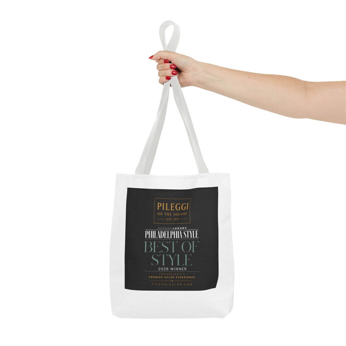 Award-Winner Best of Style Tote Bag - Pileggi on the Square Salon Powered by Gatto Salon Group