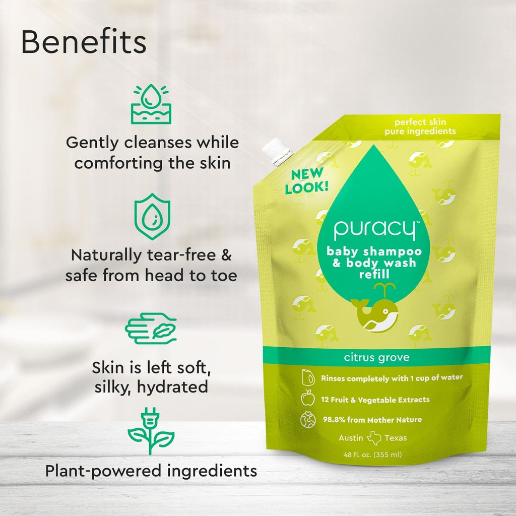 Baby Shampoo & Body Wash (Tear - Free) - Pileggi on the Square Salon Powered by Gatto Salon Group