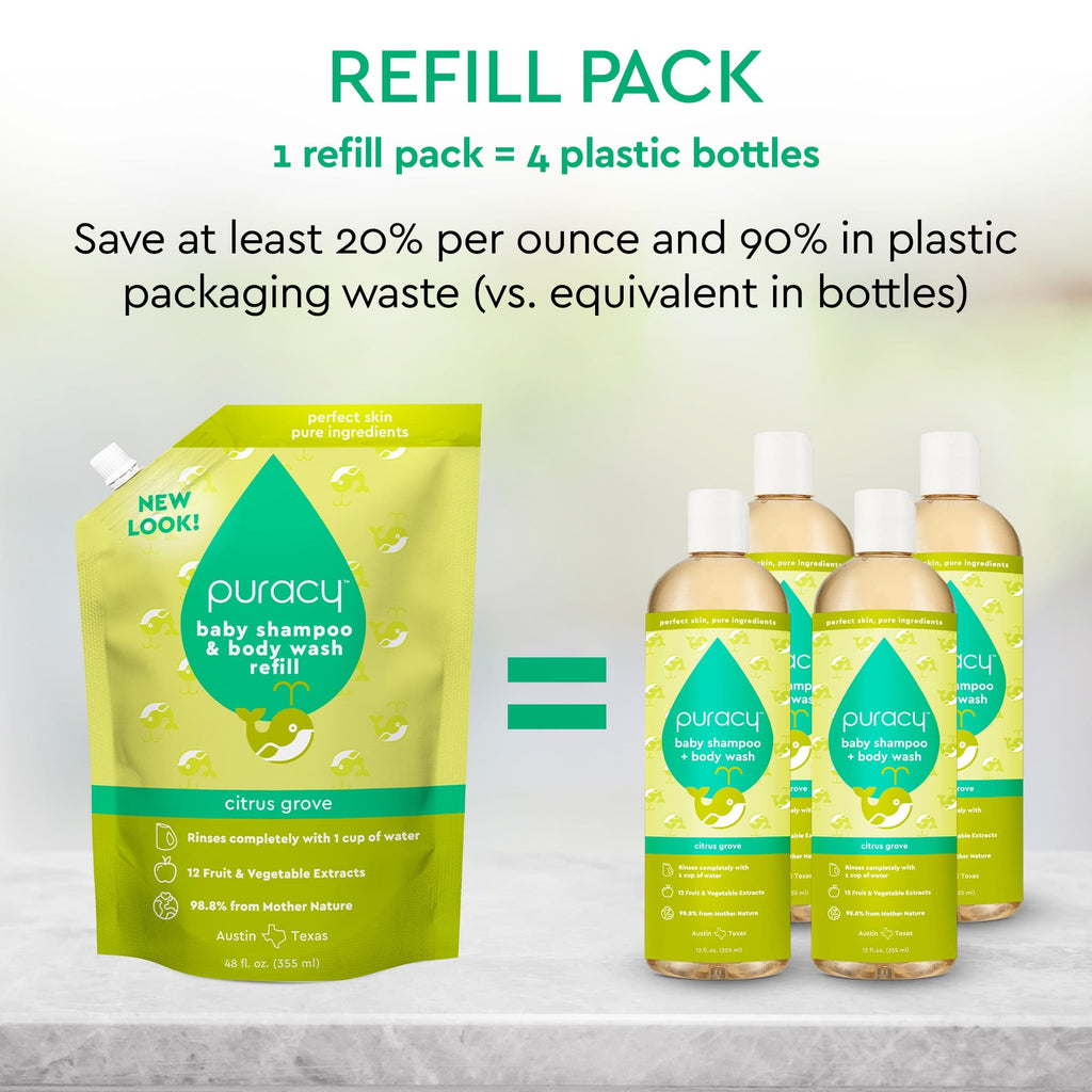 Baby Shampoo & Body Wash (Tear - Free) - Pileggi on the Square Salon Powered by Gatto Salon Group