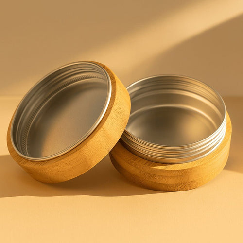 Bamboo Travel Tin for Zero Waste Bars & Tooth Tabs