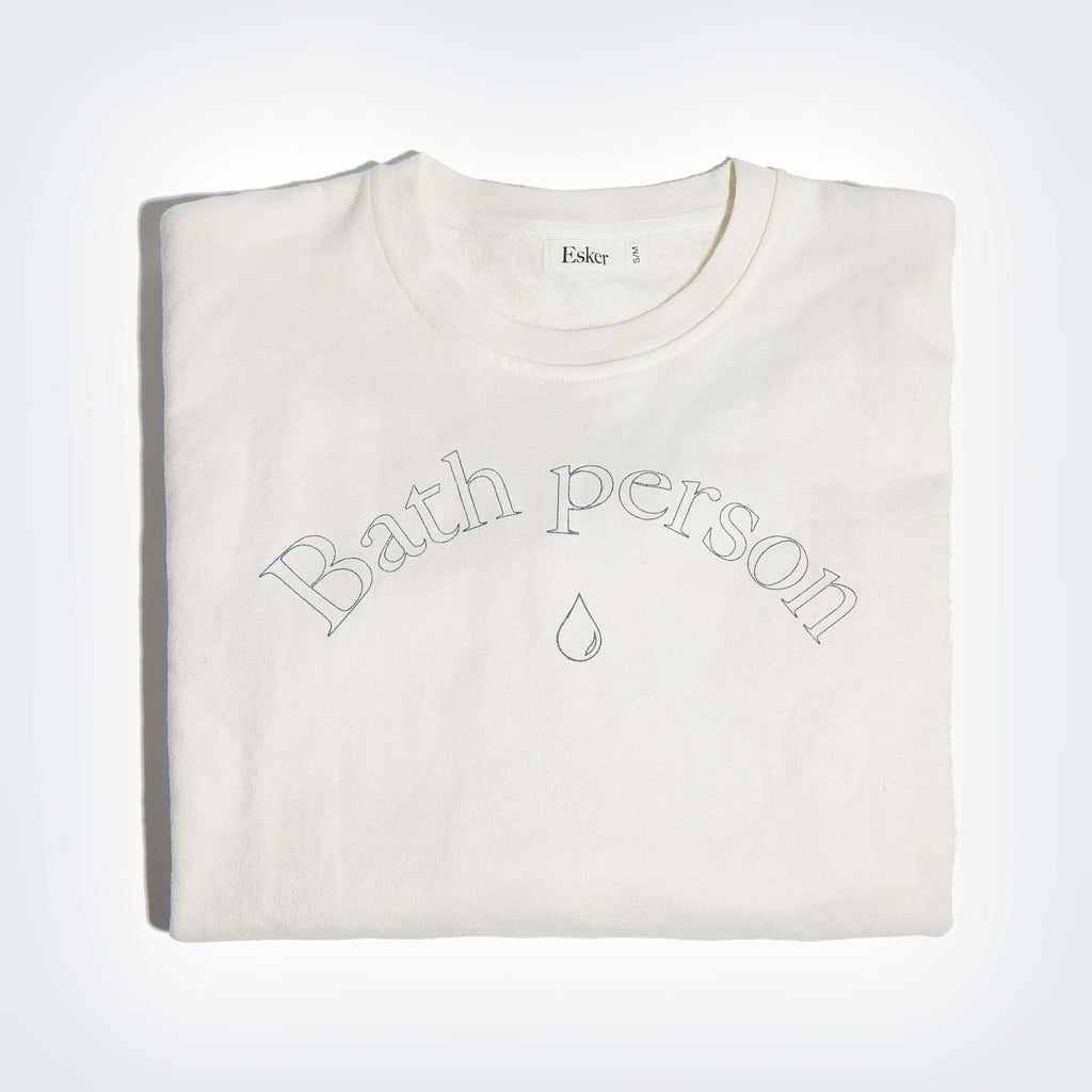 Bath Person Sweatshirt - Pileggi on the Square Salon Powered by Gatto Salon Group