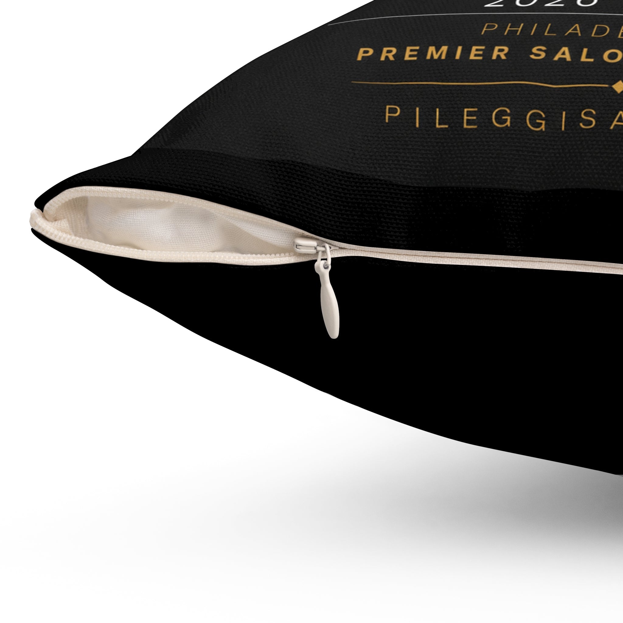 Best of Style Award Pillow — 'Pileggi on the Square' Decorative Throw Pillow - Pileggi on the Square Salon Powered by Gatto Salon Group
