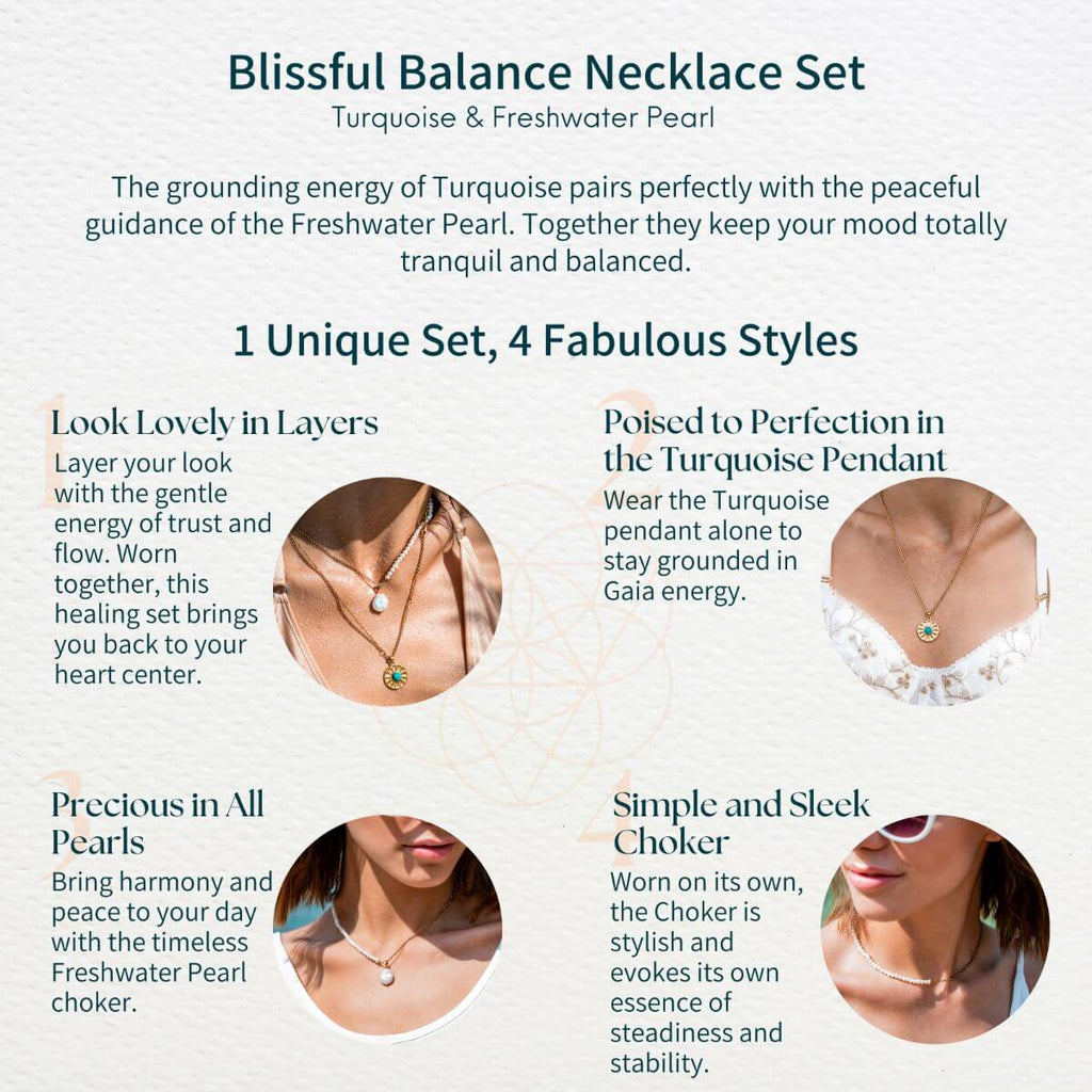 Blissful Balance Necklace Set﻿ - Pileggi on the Square Salon Powered by Gatto Salon Group