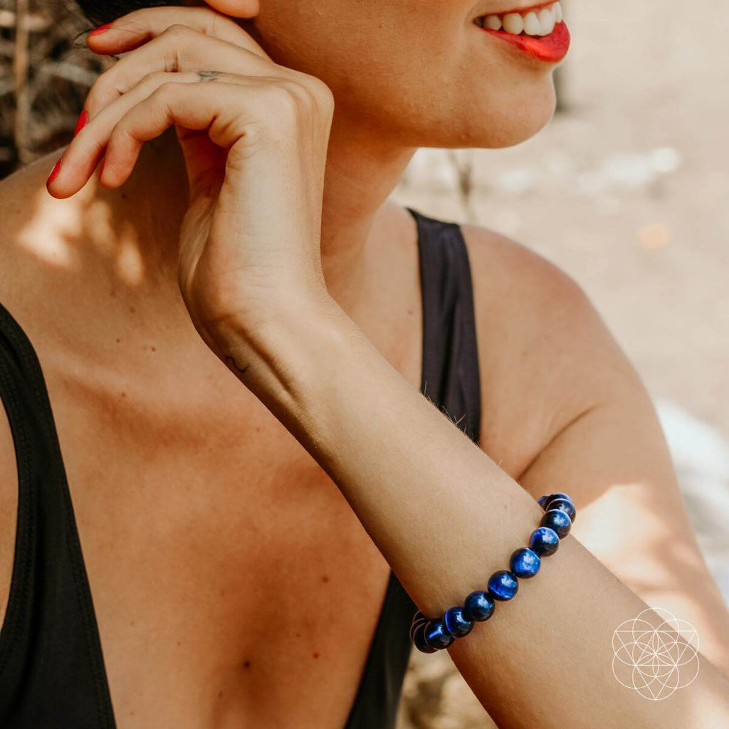 Blue Tiger’s Eye Bracelet - Pileggi on the Square Salon Powered by Gatto Salon Group