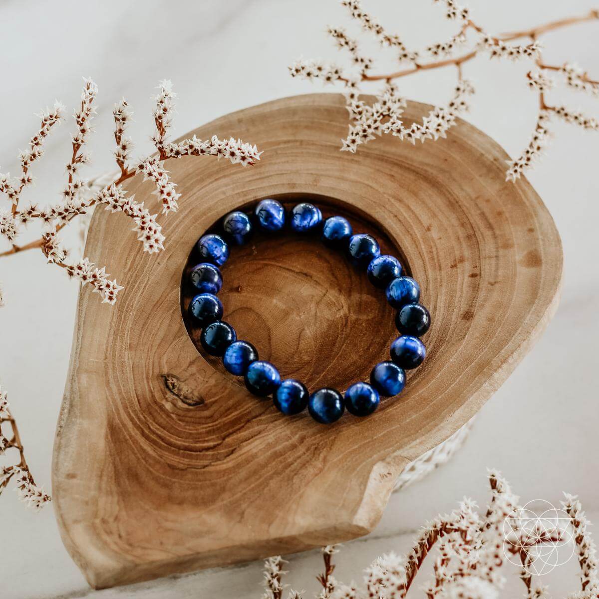 Blue Tiger’s Eye Bracelet - Pileggi on the Square Salon Powered by Gatto Salon Group