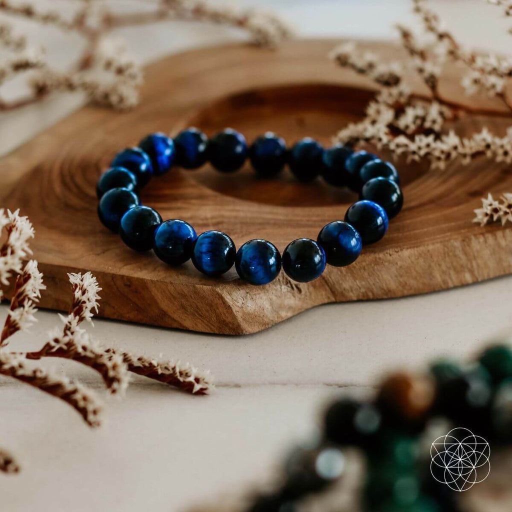Blue Tiger’s Eye Bracelet - Pileggi on the Square Salon Powered by Gatto Salon Group
