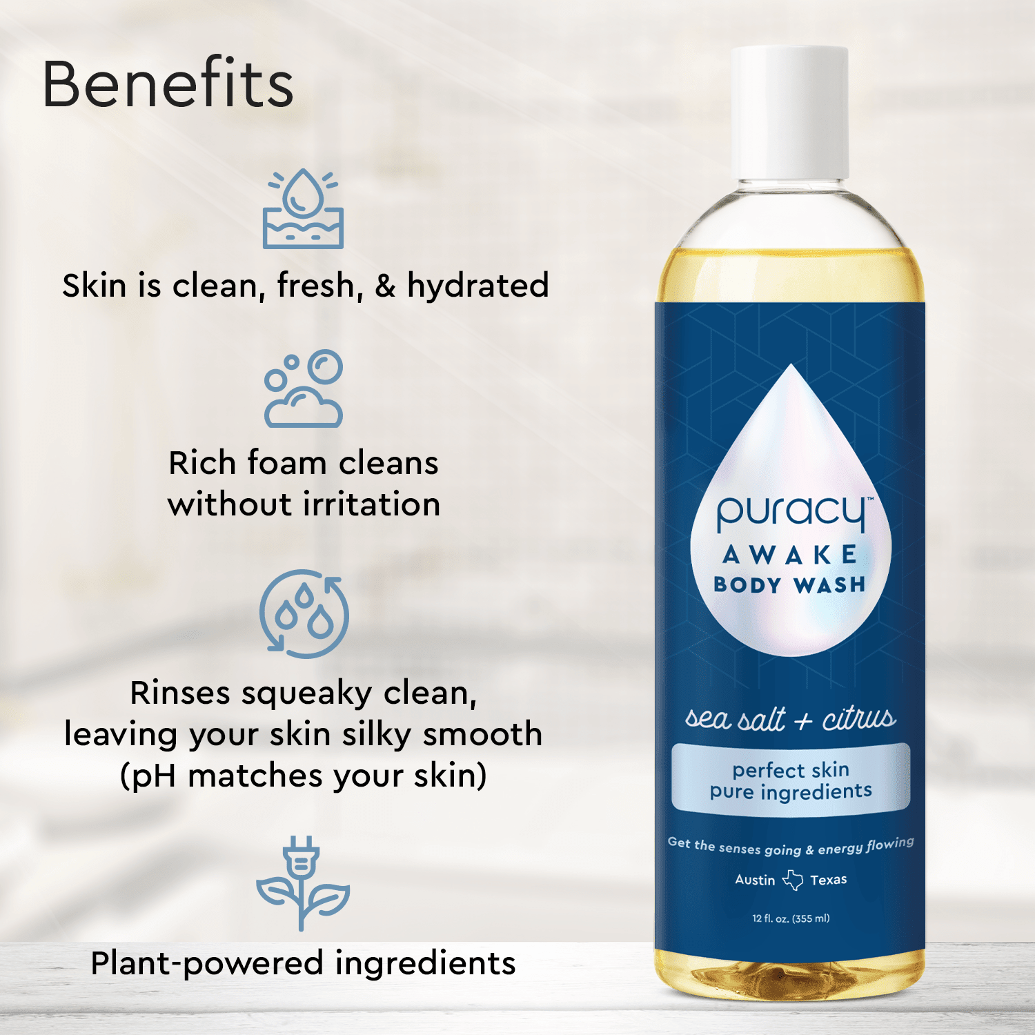 Body Wash (Acidified, PH Balanced) - Pileggi on the Square Salon Powered by Gatto Salon Group