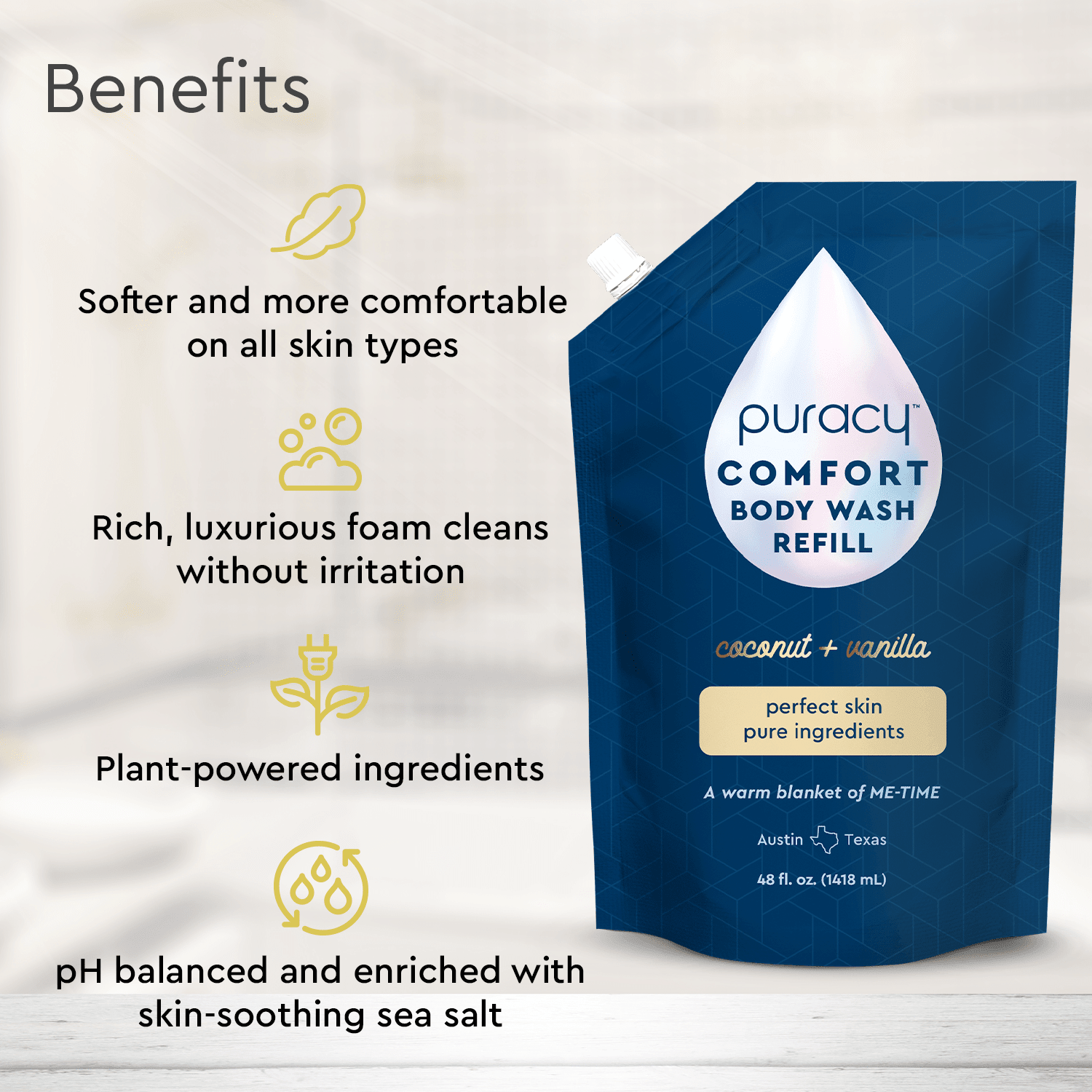 Body Wash (Acidified, PH Balanced) - Pileggi on the Square Salon Powered by Gatto Salon Group