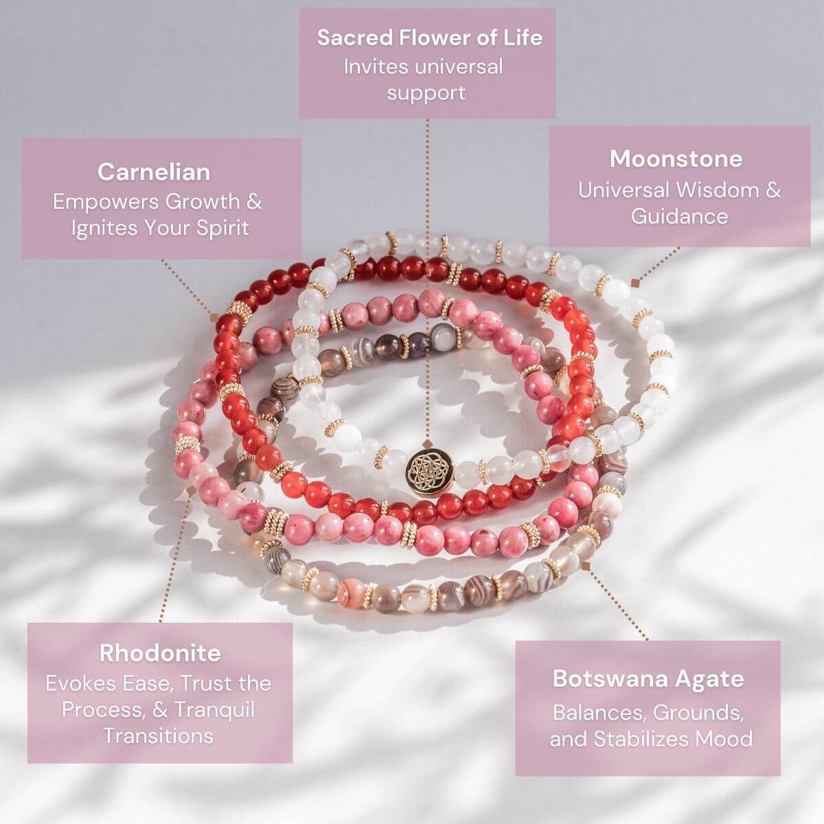 Change & Transformation Bracelet Pack of 4 - Pileggi on the Square Salon Powered by Gatto Salon Group