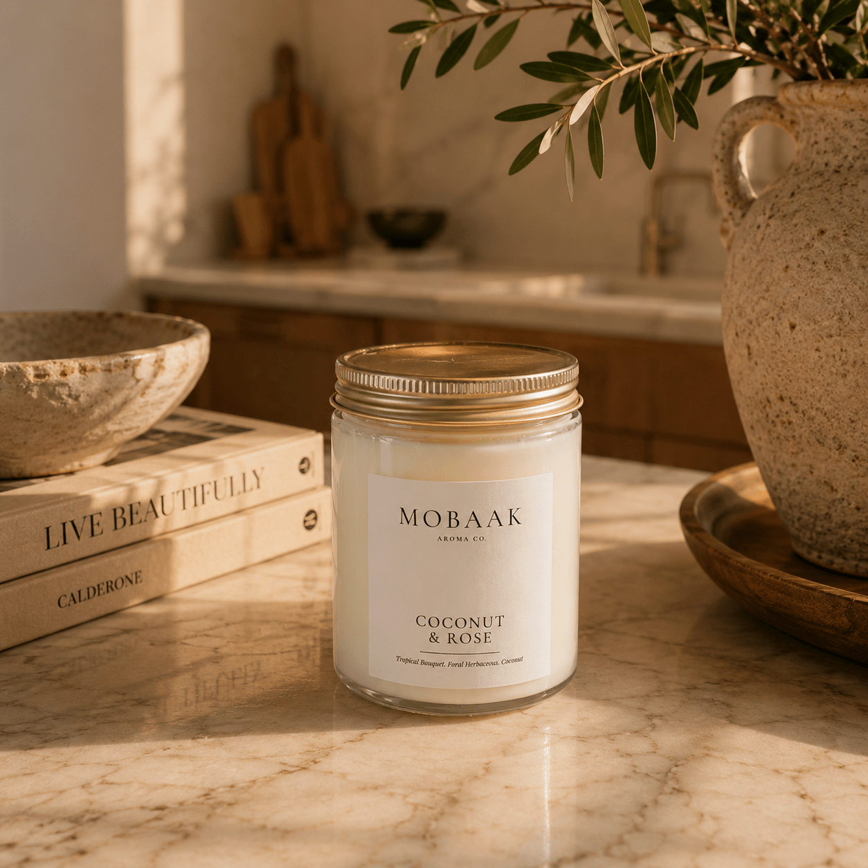 Coconut & Rose Candles - Pileggi on the Square Salon Powered by Gatto Salon Group