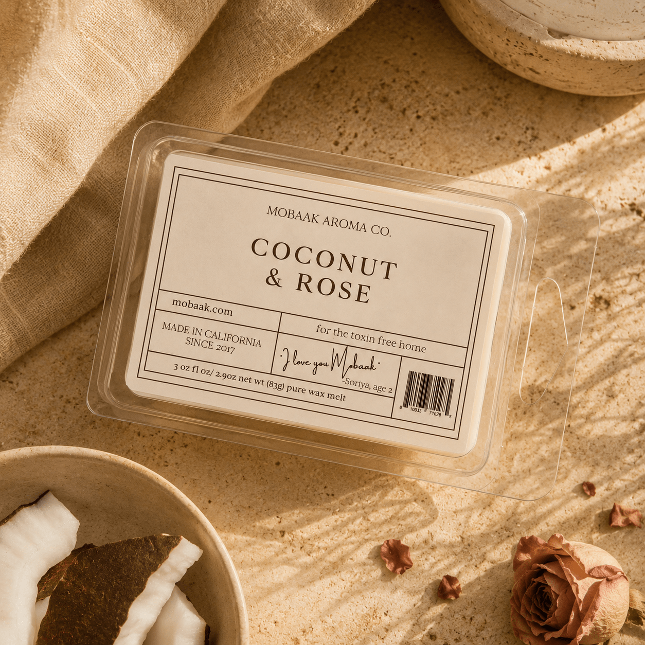 Coconut + Rose Wickless Tart - Pileggi on the Square Salon Powered by Gatto Salon Group