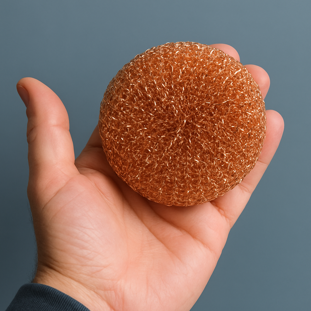 Pure Copper Scrubbing Pad - Pot & Pan Scrubber