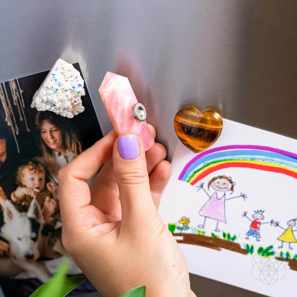Crystal Fridge Magnets - Trio of Protection & Comfort - Pileggi on the Square Salon Powered by Gatto Salon Group