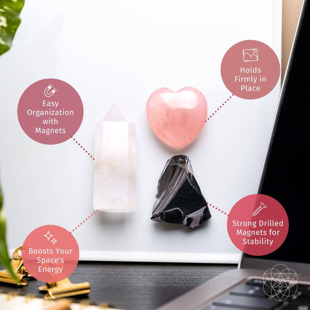 Crystal Guardian Magnets - Trio of Peace & Protection - Pileggi on the Square Salon Powered by Gatto Salon Group