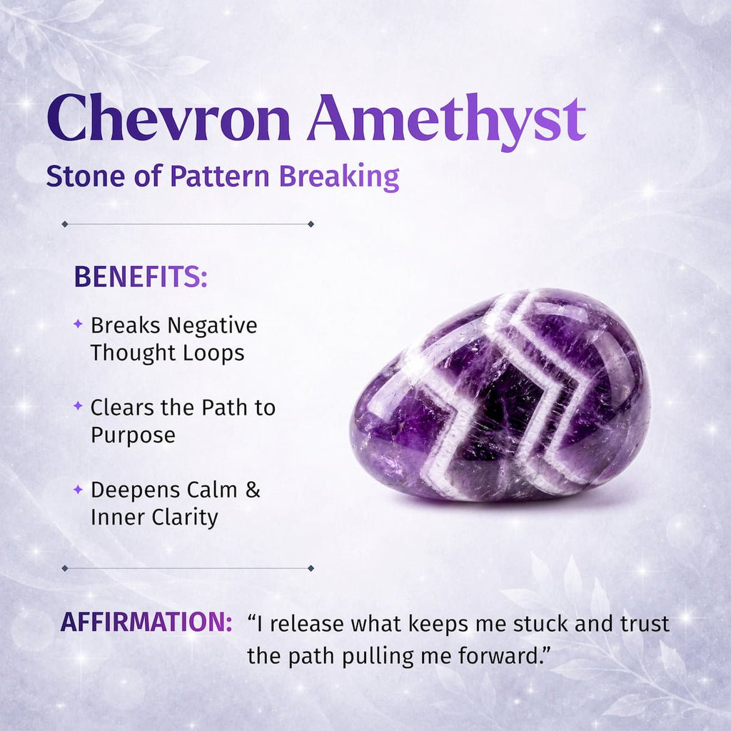Cycle Breaker - Chevron Amethyst Point of Transformation - Pileggi on the Square Salon Powered by Gatto Salon Group