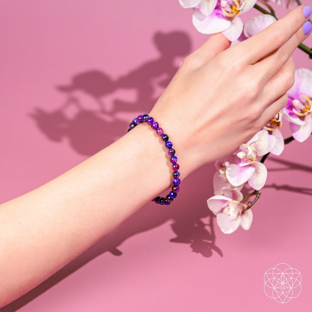 Destiny Activator - All - Galaxy Tiger’s Eye Bracelet | 6mm - Pileggi on the Square Salon Powered by Gatto Salon Group