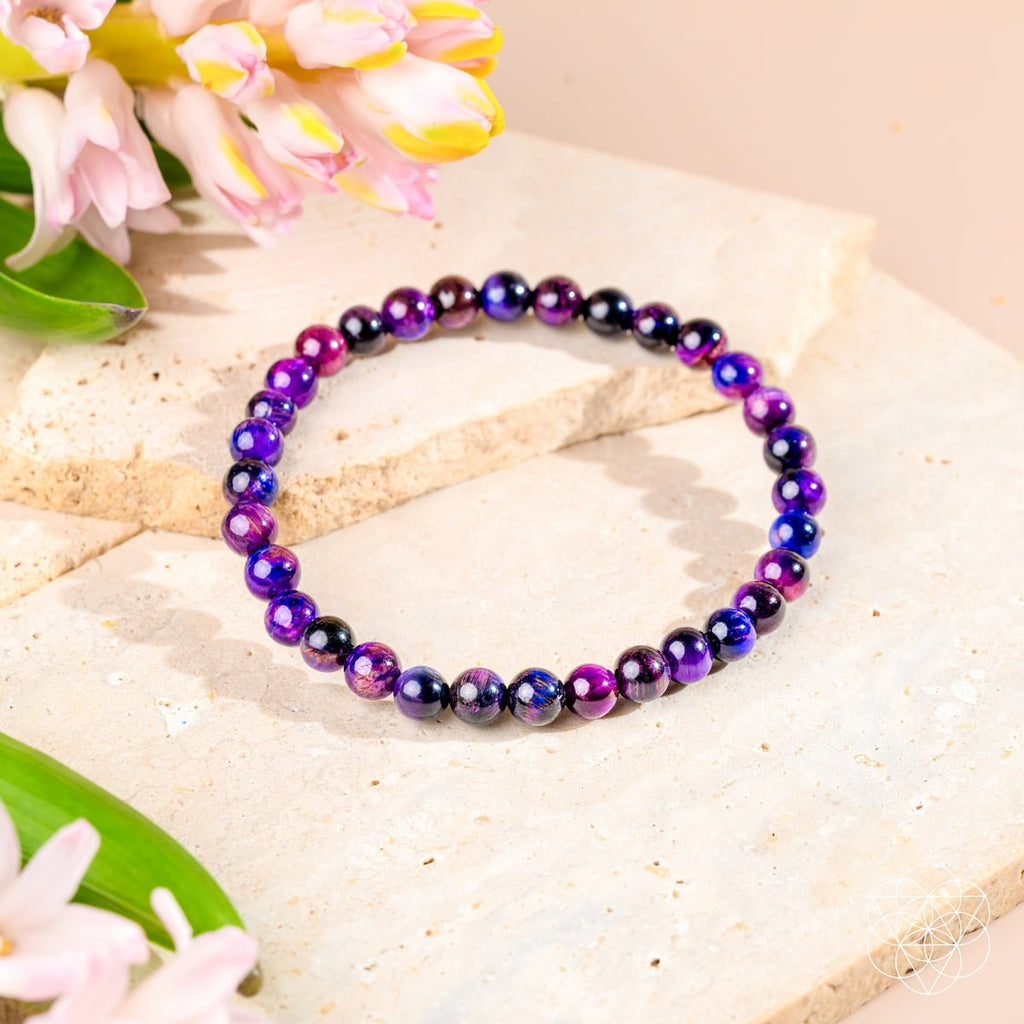 Destiny Activator - All - Galaxy Tiger’s Eye Bracelet | 6mm - Pileggi on the Square Salon Powered by Gatto Salon Group