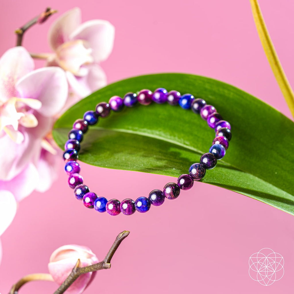 Destiny Activator - All - Galaxy Tiger’s Eye Bracelet | 6mm - Pileggi on the Square Salon Powered by Gatto Salon Group
