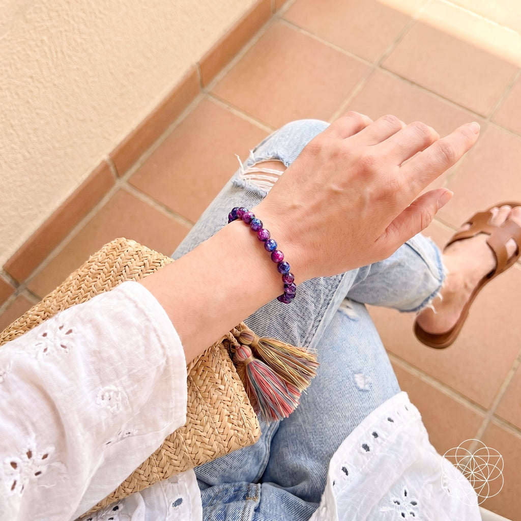 Destiny Activator - All - Galaxy Tiger’s Eye Bracelet | 6mm - Pileggi on the Square Salon Powered by Gatto Salon Group