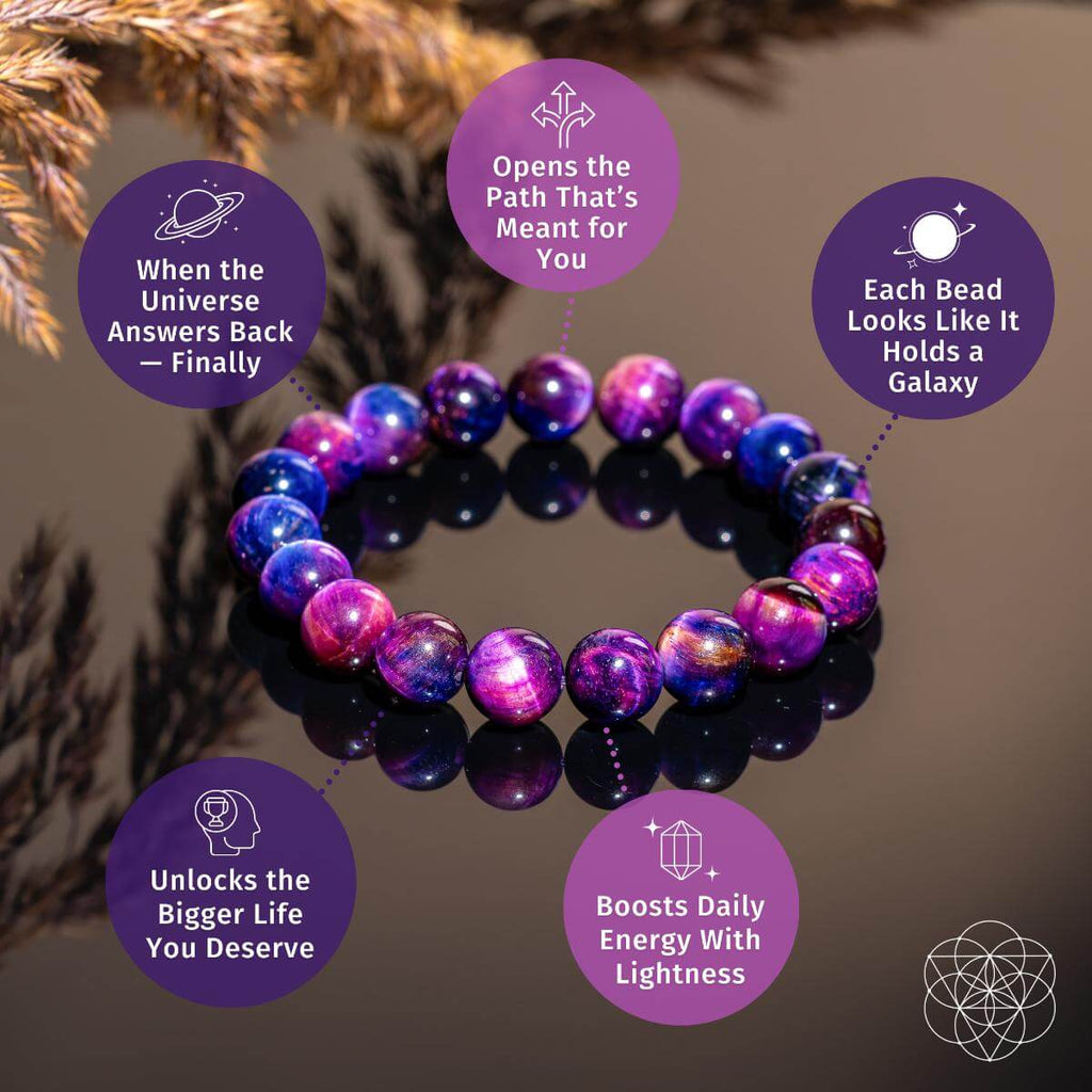 Destiny Activator - All - Galaxy Tiger’s Eye Bracelet - Pileggi on the Square Salon Powered by Gatto Salon Group