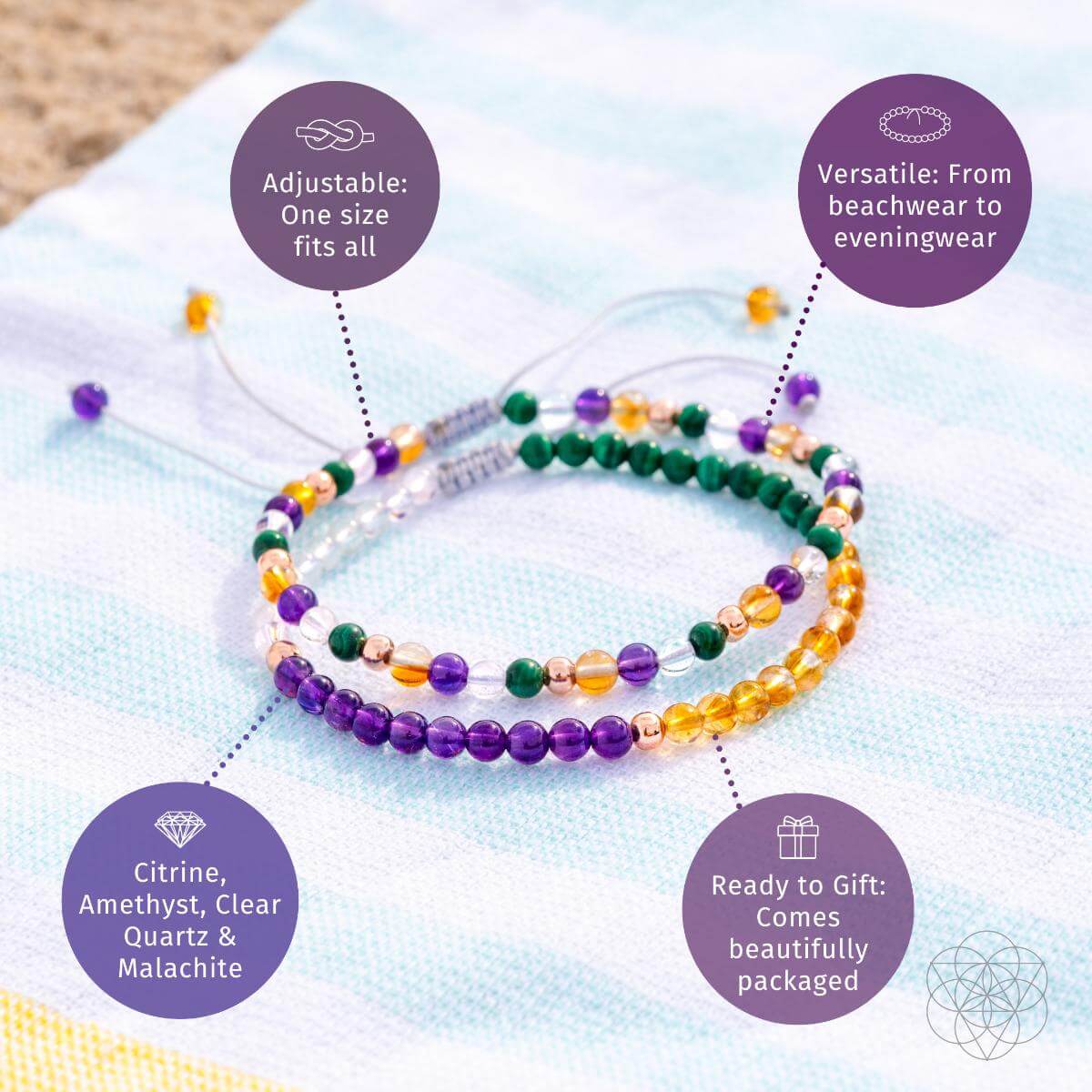 Destiny Maker - Powerhouse Anklet Set - Pileggi on the Square Salon Powered by Gatto Salon Group