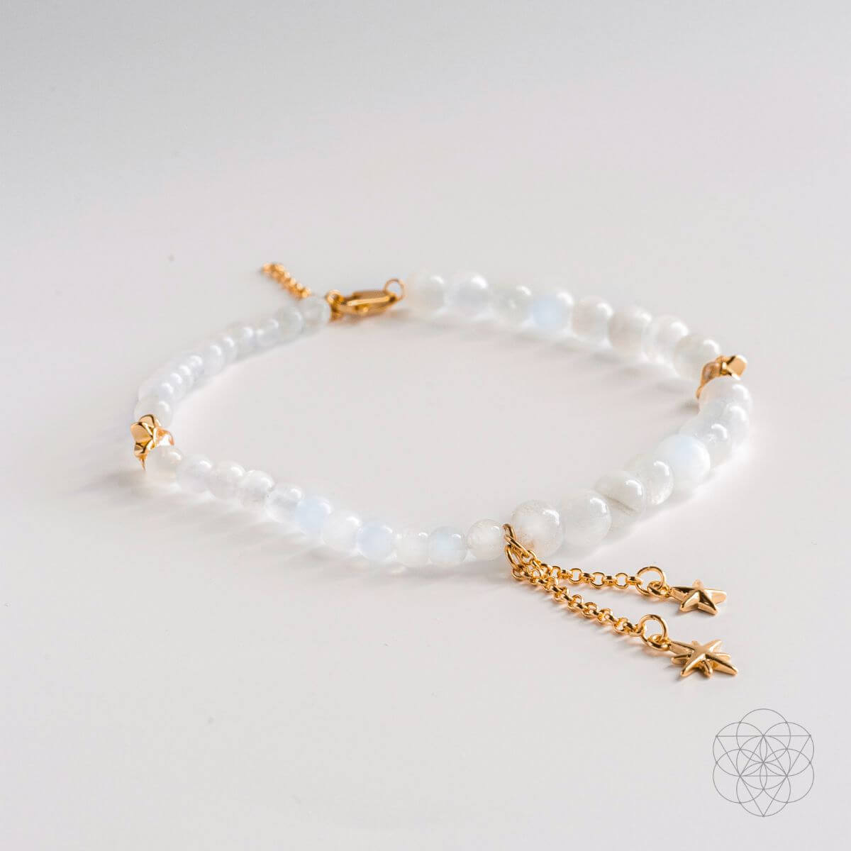 Divine Intuition - Moonstone Anklet and Earrings Set - Pileggi on the Square Salon Powered by Gatto Salon Group