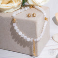 Divine Intuition - Moonstone Anklet and Earrings Set - Pileggi on the Square Salon Powered by Gatto Salon Group